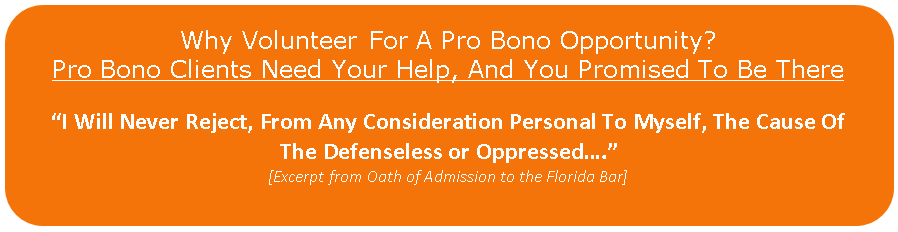 National Pro Bono Celebration Southern District Of Florida United States Bankruptcy Court 